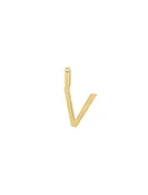 14k initial charm - V