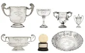 A large collection of vintage polo trophies and photo archive