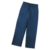 Boys Flat Front Pants w/Logo – 28-48 & Husky