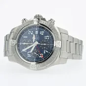 Breitling Avenger Chronograph GMT Blue Dial Stainless Steel 45mm A24315