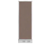 Configurable Acoustic Cubicle Partition Electric Hush Panel 2' x 6' Latte Fabric w/ Electric Channel