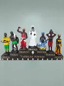 7 African Powers Statue