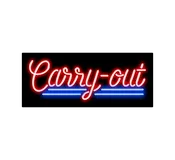 Carry Out Neon Sign