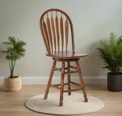 24" Colonial Windsor Bowback Barstool by Tennessee Enterprises 5525 BW Discontinued