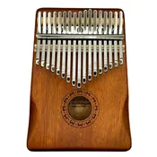 17-Key Kalimba Thumb Piano - Dark Brown