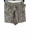Mystree Size MEDIUM Olive polyester Print NWT Womens Short