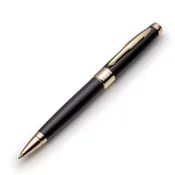 Black & Gold Ballpoint Pen with Schmidt Ink Refills