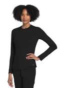 Cherokee Basics CK773 Women Long Sleeve Knit Tee
