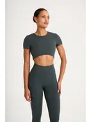 ALLFENIX CloudCore™ Cropped Built-In Bra Tee