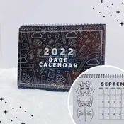 2022 Babe Spiral Desk Calendar | Jan-Dec 2022
