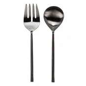 Abbott - Matte Blk Salad Servers-11"L-3407