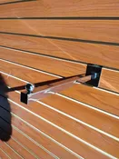 12" Ball End Face-Out - Slat Wall