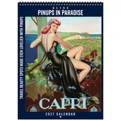 2027 Retro Pinups in Paradise Deluxe Calendar 11″x15″