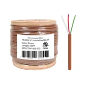 Best 18/3 Thermostat Wire HVAC Pure Bare Copper Cable CMR/Riser-Rated Power Circuit 500ft