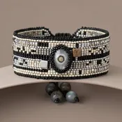 Dark River : : big band bracelet | sirlin hall jewelry