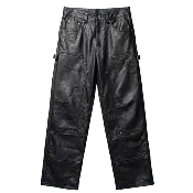 Leather Double Knee Pants