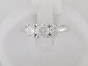 Three Stone Diamond 14K Enngagement Ring — Stanton Jewelers