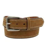 ARIAT® DOUBLE STITCHED BROWN BELT