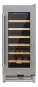 15 Inch Single Zone Wine Cooler, 33 Wine Bottle Capacity (Refurbished)