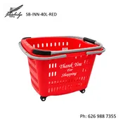 Shopping Baskets Rolling (Red)