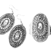 After Ever After White Rhinestone Set