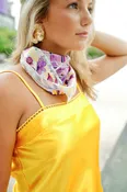 Baton Rouge Purple & Gold Bandana Scarf