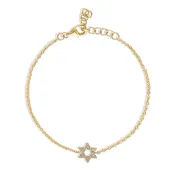 14K Star of David Bracelet