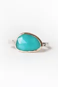 14k Amazonite Ring