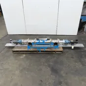 0.5HP 90VDC Dual Drive/Discharge SS Screw Auger Conveyor Feeder 14.5"x9" Intake