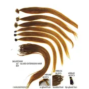 22" Glued Extension Hair Training Kit (#3444)