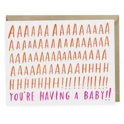 Aaah Baby Card