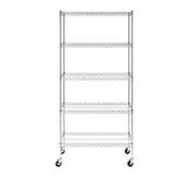 18" x 36" x 72" 5-Tier Wire Rack