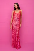 Ariel Sequin Slip Dress