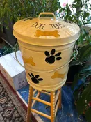10 Gallon Linen Wash, Dog Bones and Paws