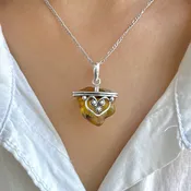Amber Pendant-(AMB-P-116.)