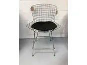 Bertoia Stools with Black Cushion X2 Set - Nick's Upholstery
