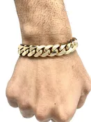 10K 11mm Solid Miami Cuban Chain