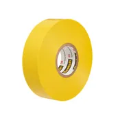 3M 7000006096 Scotch® Vinyl Color Coding Electrical Tape 35, 3/4 in x 66 ft, Yellow, 10 rolls/carton,