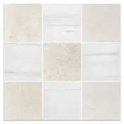 Alba Nova 4" x 4" Honed & Dolomite Premium 4" x 4" Honed Checkerboard Board