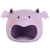 10.2in Open Mouth Purple Bat Face Candy Bowl