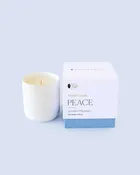Alabaster Peace Prayer Candle