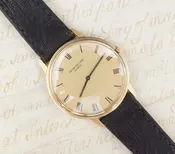 18k Yellow Gold Patek Philippe Calatrava Watch Automatic 35mm 3590 Papers W773