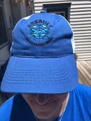 HAT: "New Logo" Assault on Patcong Creek Ball Cap - Royal blue w/soft white mesh back - unstructured