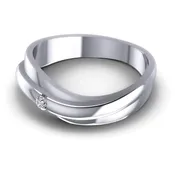 0.05CT Round Cut Diamonds Mens Rings