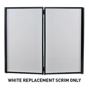 Accu-Stand Event Facade Scrim Pack W, Complete Set of Replacement Scrims for Event Facade in White, Includes Bag