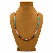 Gerard & Mary Calabaza Multicolor Heishi 18.5" Necklace