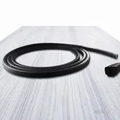 07-121 – Low Profile Black Vinyl Tires – Fits 3/4″ Grooved Rims – 24 Foot Long
