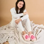 Be Mine Fuzzy Slippers