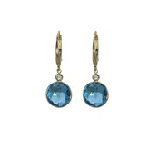 Blue Topaz Earrings — Treasures Fine Jewelry