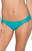 Aerin Rose Women's Teal Rogue Strap Bikini Bottom